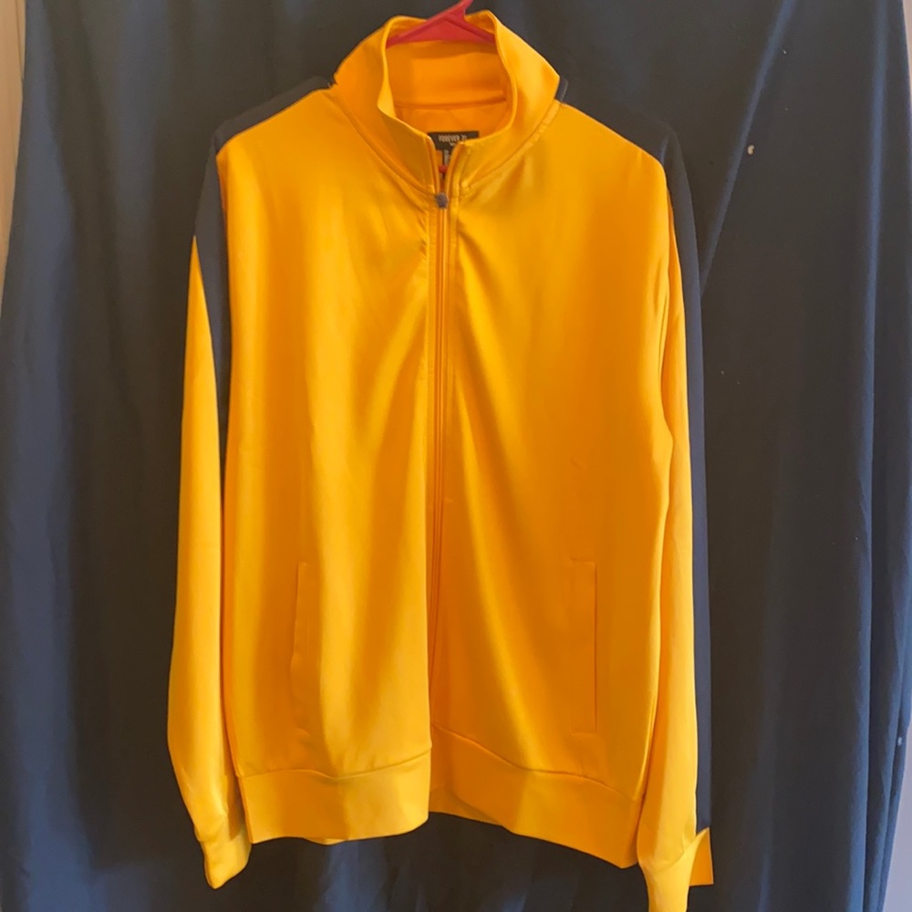 Men’s Gold/Black Track Suit Jacket M